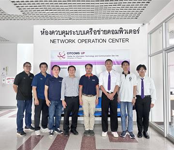 ศูนย์บริการเทคโนโลยีสารสนเทศและการสื่อสาร มหาวิทยาลัยพะเยา ให้การต้อนรับสภานิสิต เพื่อหารือแนวทางการแก้ไขปัญหาระบบอินเทอร์เน็ตในหอพัก UP Dorm
